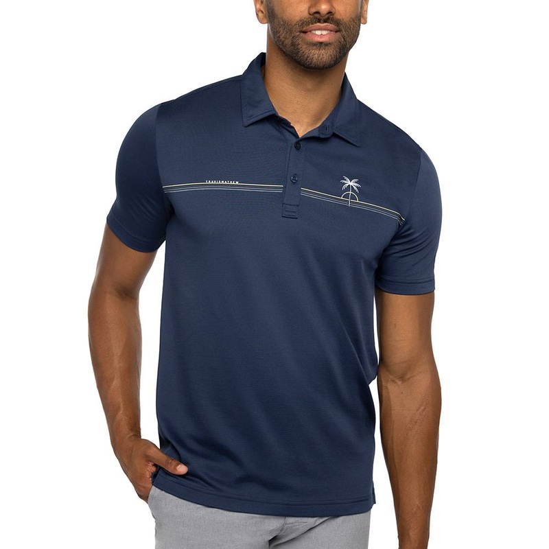 TravisMathew Luna Sol Golf Polo Dress Blues – SS23 Men Small