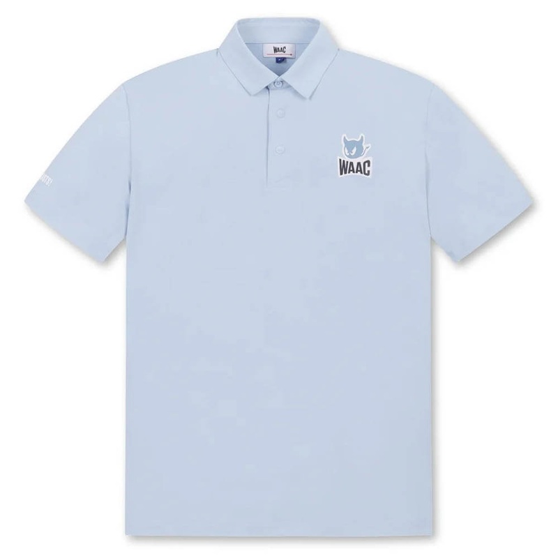 WAAC Essential Pique Golf Polo Light Blue – SP25 Men Small