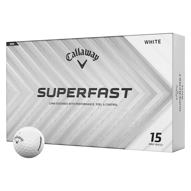 Callaway Superfast 15-Balls Pack Golf Balls – 25 15 Balls White