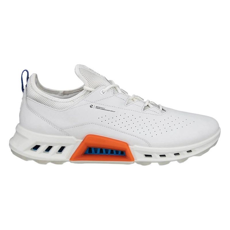 ECCO BIOM C4 Spikeless Golf Shoes White/Mazarine Blue – SS24 Men Medium 41 (US 7/7.5)