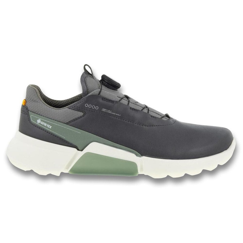 ECCO BIOM H4 BOA Spikeless Golf Shoes Magnet/Frosty Green – SS23 Men Medium 41 (US 7/7.5)