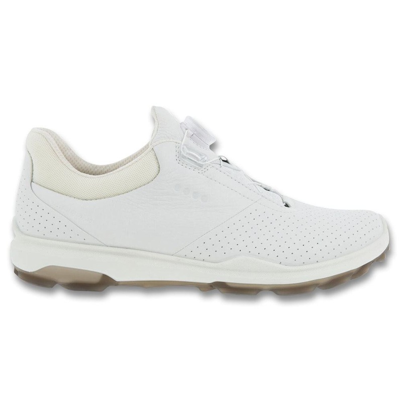 ECCO BIOM Hybrid 3 BOA Spikeless Golf Shoes White – FW23 Men Medium 41 (US 7/7.5)