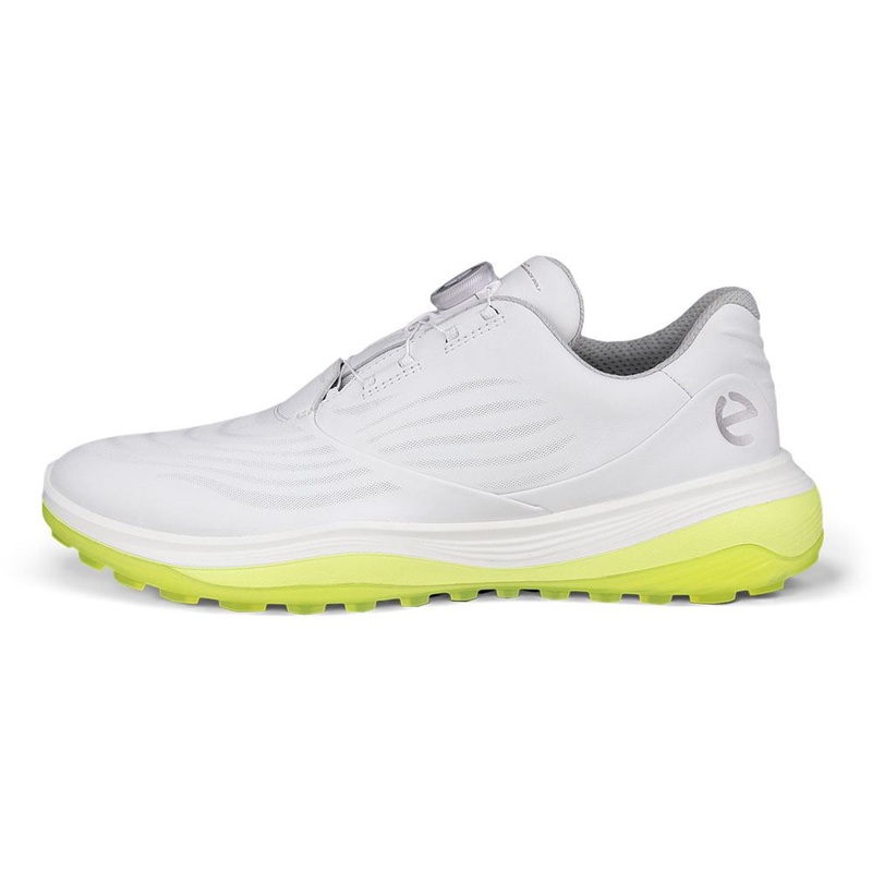 ECCO LT1 BOA Spikeless Golf Shoes White – FW24 Men Medium 41 (US 7/7.5)