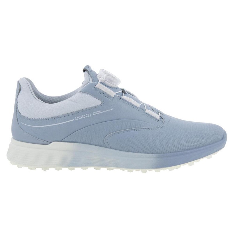 ECCO S-Three BOA Spikeless Golf Shoes Dusty Blue/Air – SS23 Women Medium 36 (US 5/5.5)