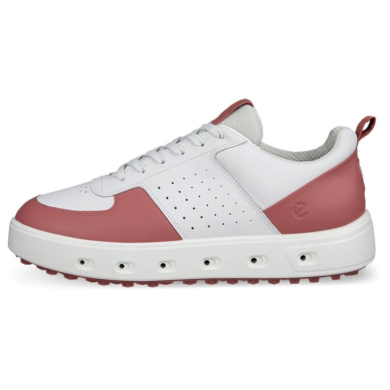 ECCO Street 720 Spikeless Golf Shoes White/Petal – SS24 Women Medium 36 (US 5/5.5)