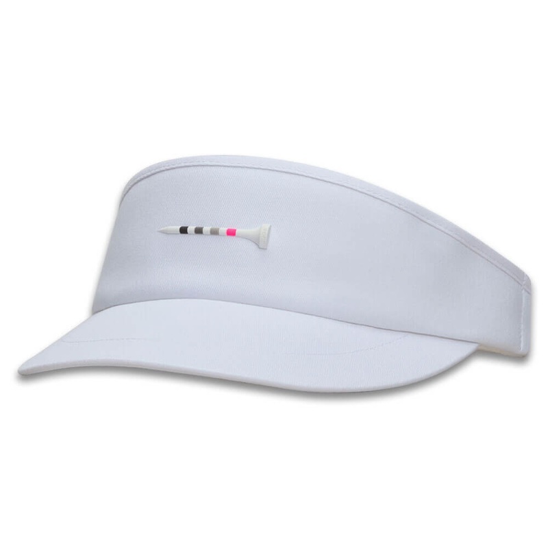 Gfore Silicone Tee Golf Visor Snow – SP25 Men One Size Fits All