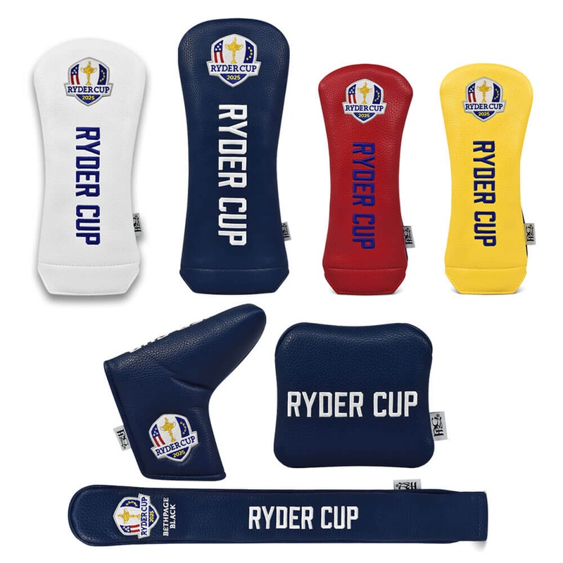 PRG Ryder Cup Match Logo Elite Vintage Headcover Alignment Stick Navy