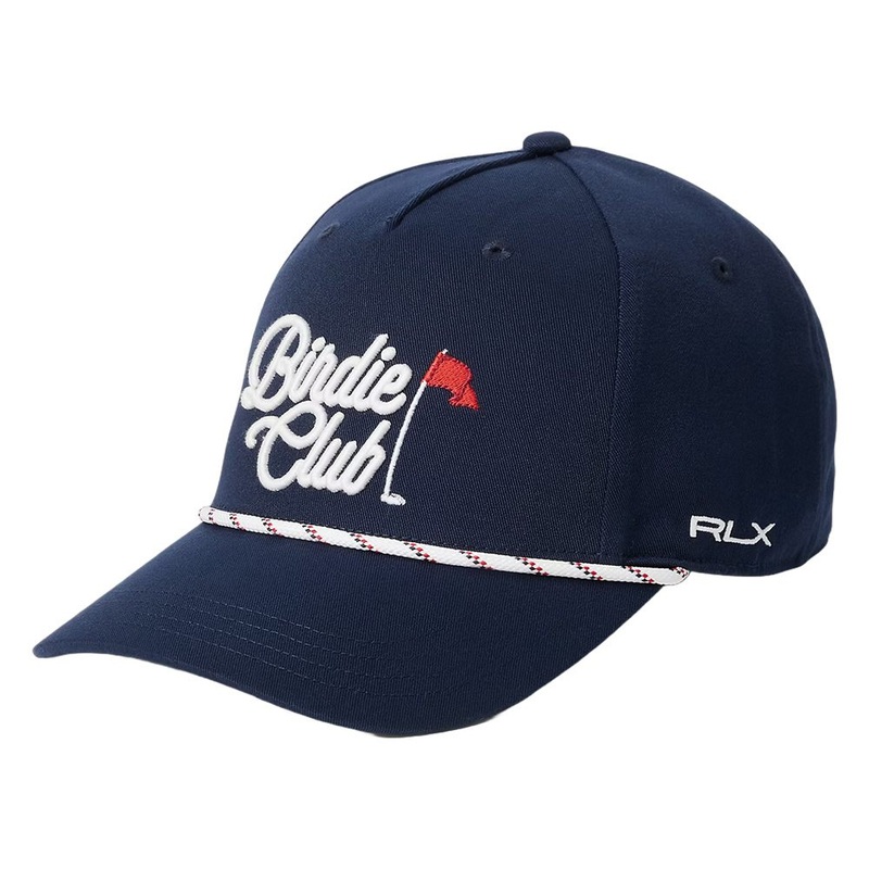 Ralph Lauren Polyester Birdie Club Golf Cap Refined Navy – SP25 Men One Size Fits All