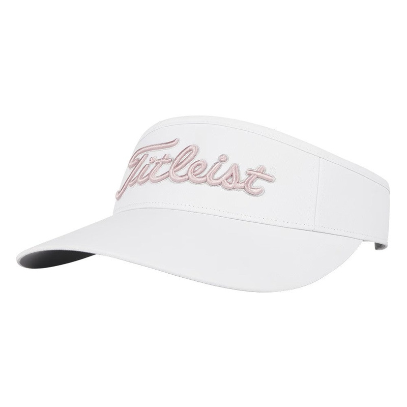 Titleist Sundrop Golf Visor White/Soft Pink/Marble – 25 Women One Size Fits All