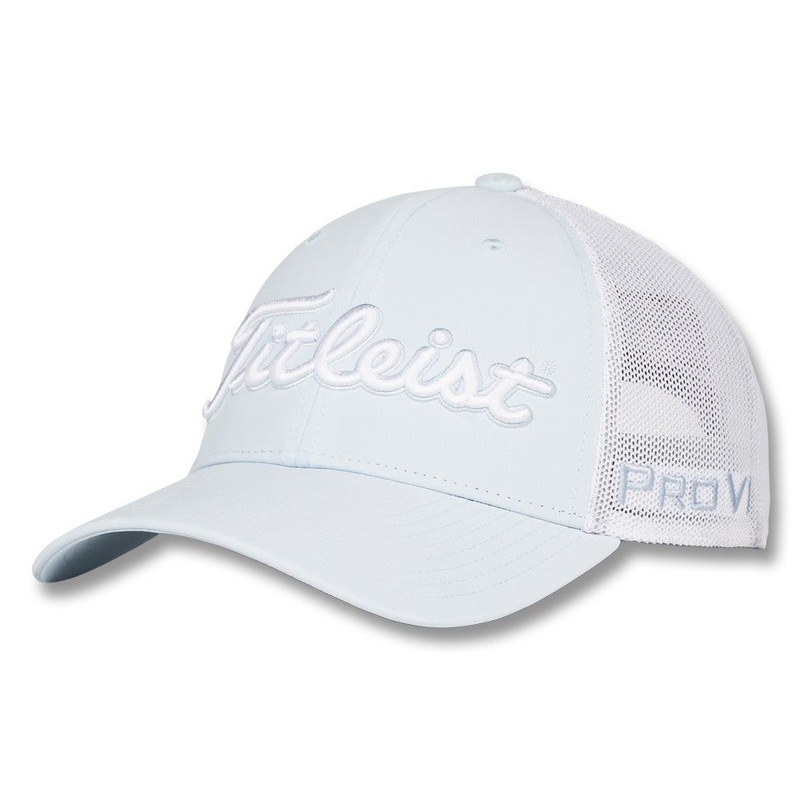 Titleist Tour Performance Mesh Golf Cap Blue Bird/White – 25 Men One Size Fits All