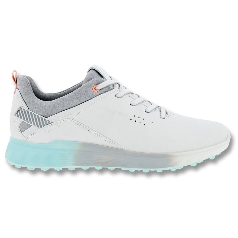 ECCO S-Three Spikeless Golf Shoes White Dritton – FW22 Women Medium 36 (US 5/5.5)