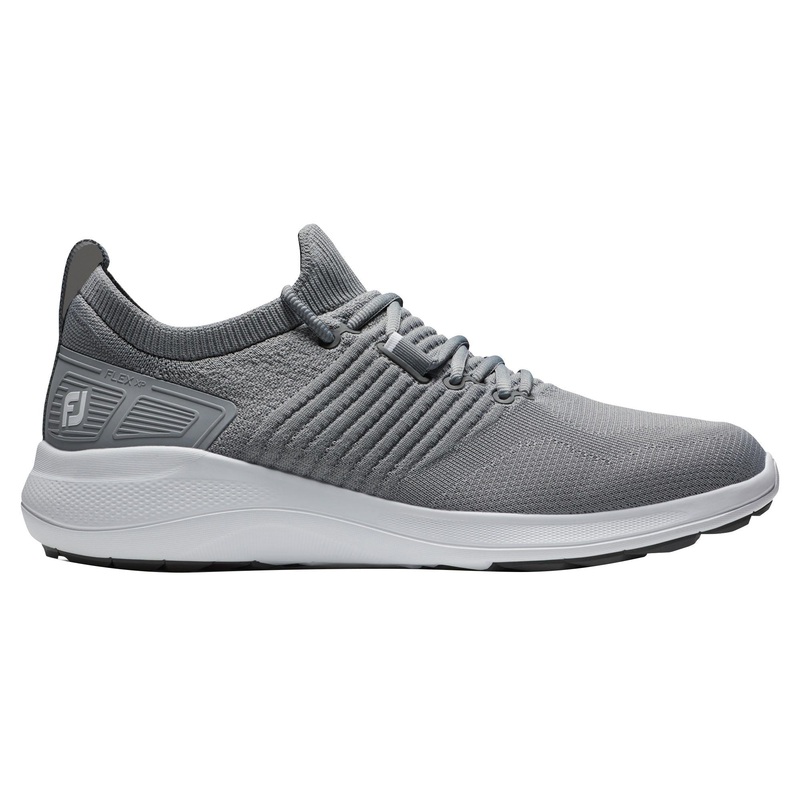 FootJoy FJ Flex XP Spikeless Golf Shoes Previous Season Style Gray/Gray/White – 21 Women Narrow 7.5