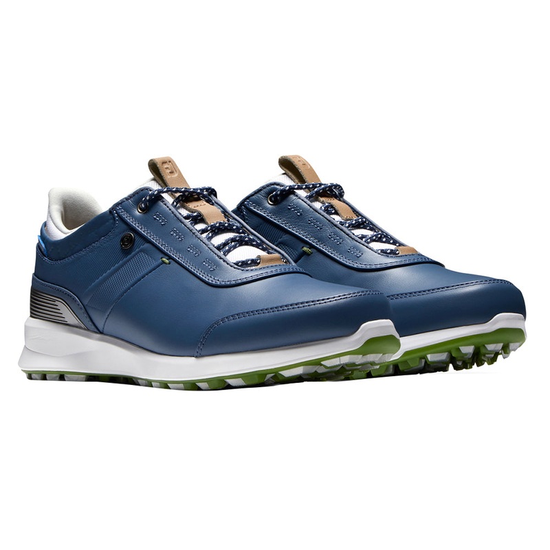 FootJoy FJ Stratos Luxury Casual Spikeless Golf Shoes Previous Season Style Blue – 21 Women Medium 5
