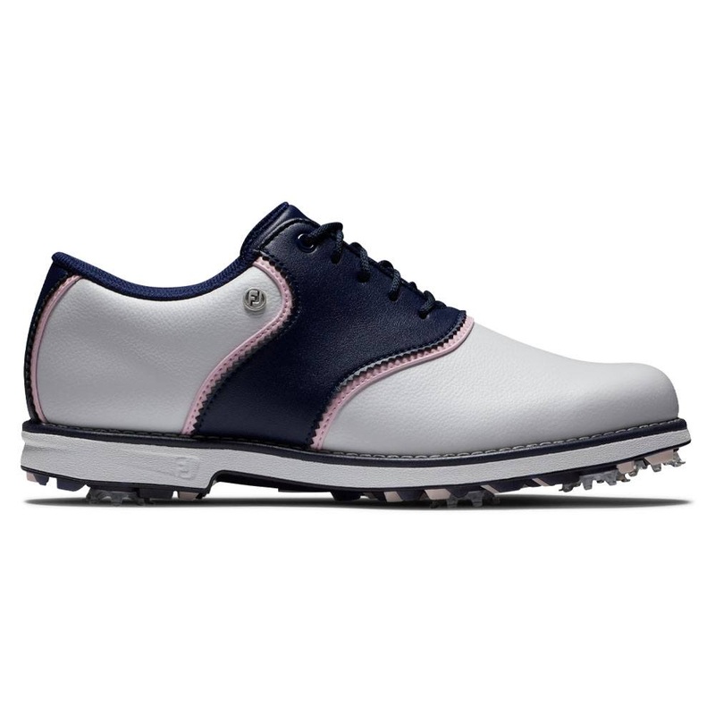 FootJoy Premiere Series – Bel Air Golf Shoes White/Navy – 24 Women Medium 5