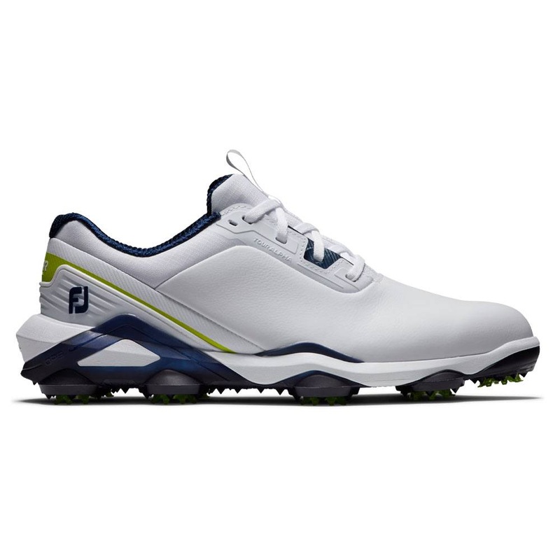 FootJoy Tour Alpha Golf Shoes Previous Season Style White/Navy – 24 Men Medium 7