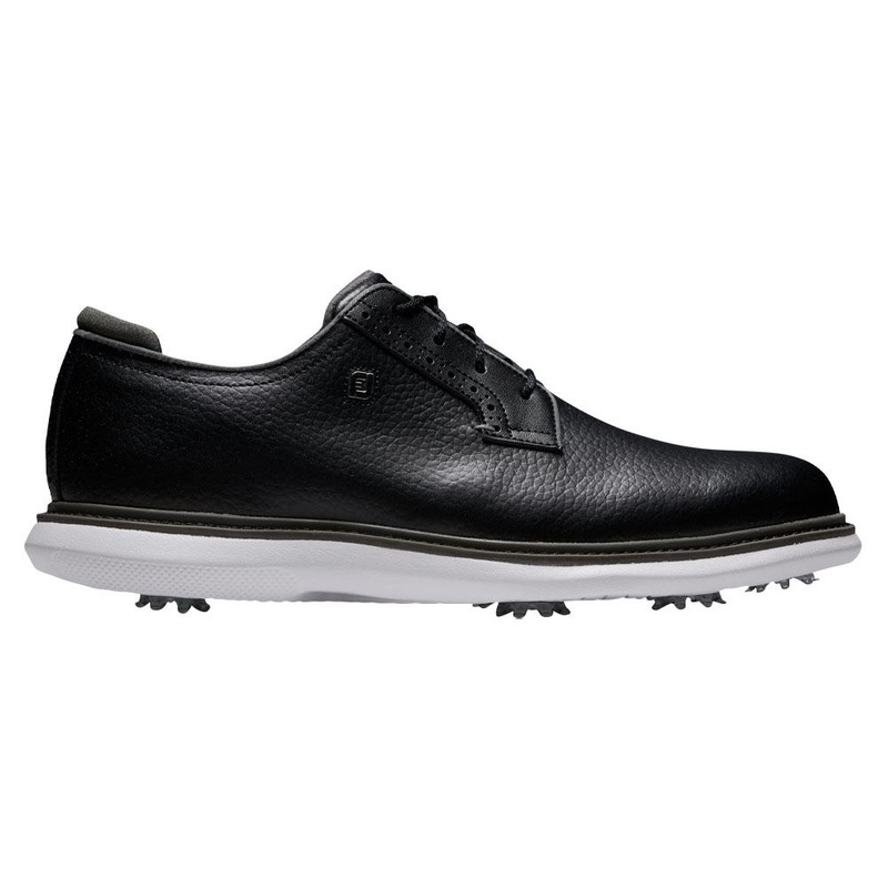 FootJoy Traditions Blucher Golf Shoes Black – 24 Men Medium 7