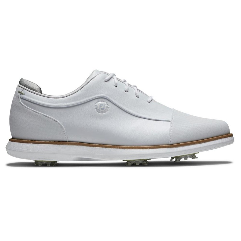 FootJoy Traditions Cap Toe Golf Shoes Previous Season Style White – 24 Women Medium 5