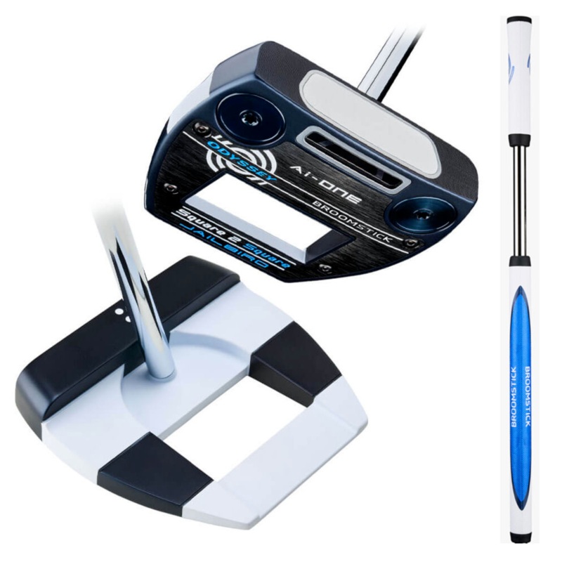 Odyssey Ai-ONE Square 2 Square Jailbird Broomstick Custom Putter