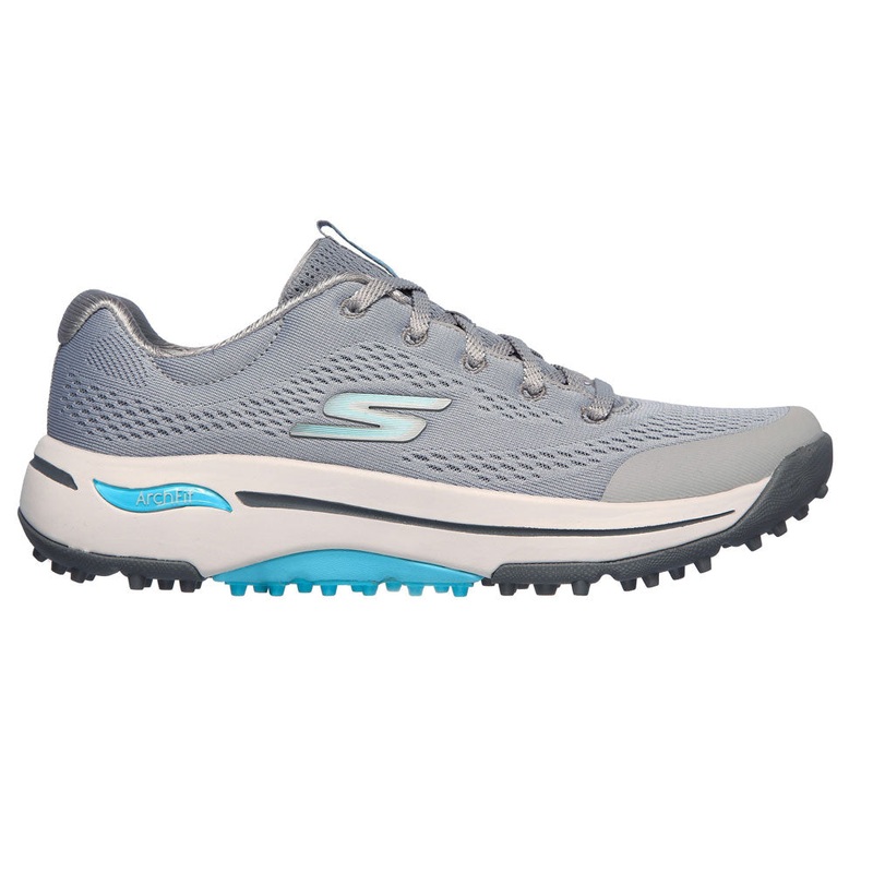 Skechers Go Golf Arch Fit – Balance Spikeless Golf Shoes Gray/Blue – SP21 Women Medium 5.5