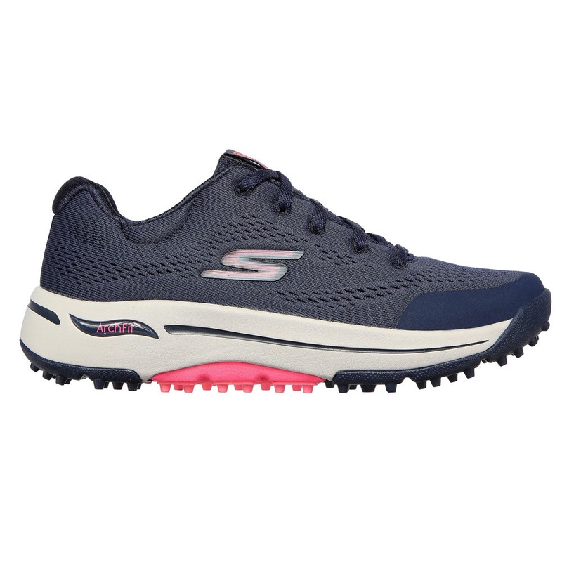Skechers Go Golf Arch Fit – Balance Spikeless Golf Shoes Navy/Pink – SP21 Women Medium 5.5