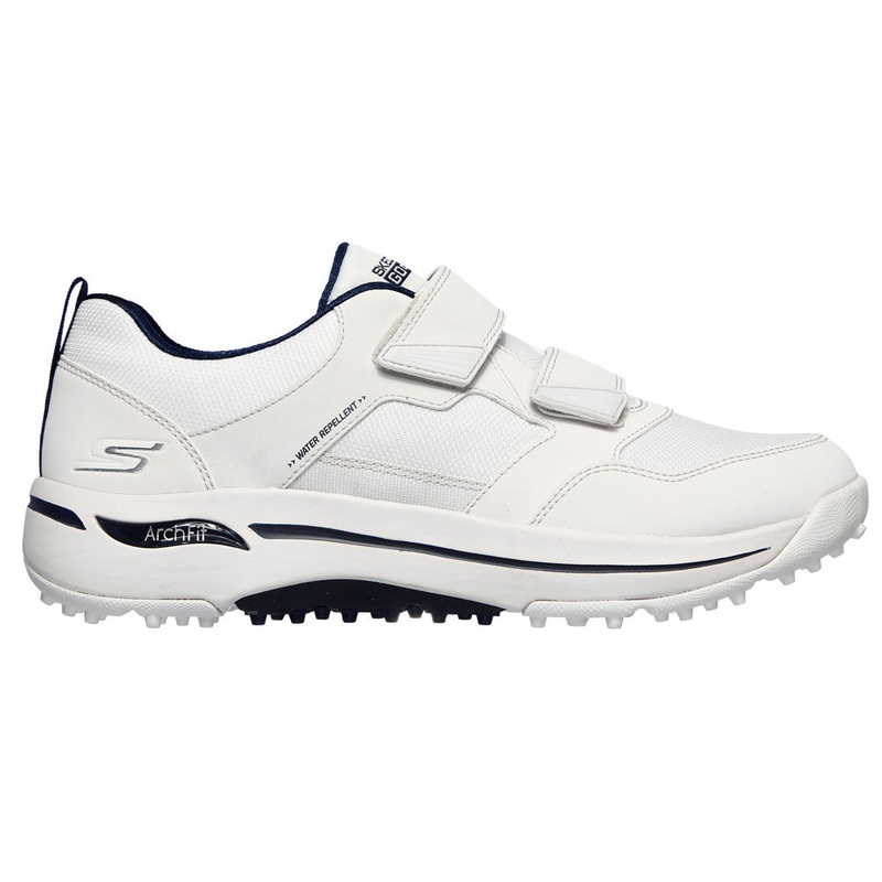 Skechers Go Golf Arch Fit – Front Nine Spikeless Golf Shoes White/Navy – SP21 Men Medium 7.5