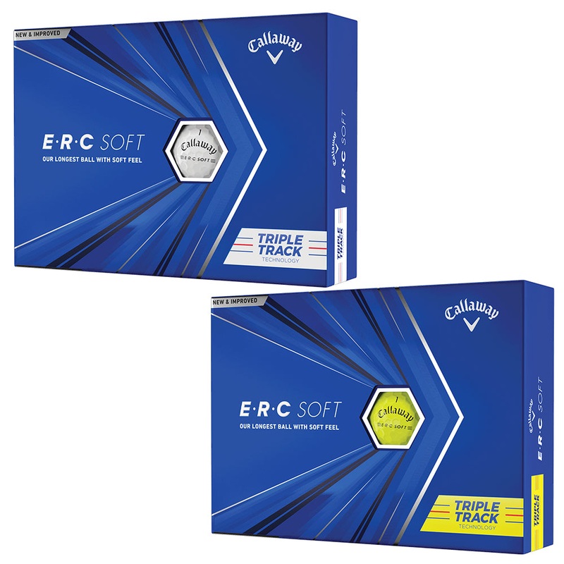 Callaway ERC Soft Triple Track Golf Balls 2021 1 Dozen White