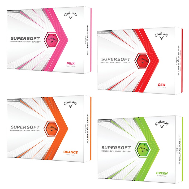 Callaway Supersoft Matte Golf Balls (Prior Generation) 1 Dozen Pink
