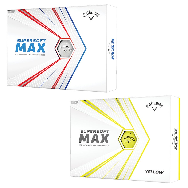 Callaway Supersoft Max Golf Balls 2021 1 Dozen White
