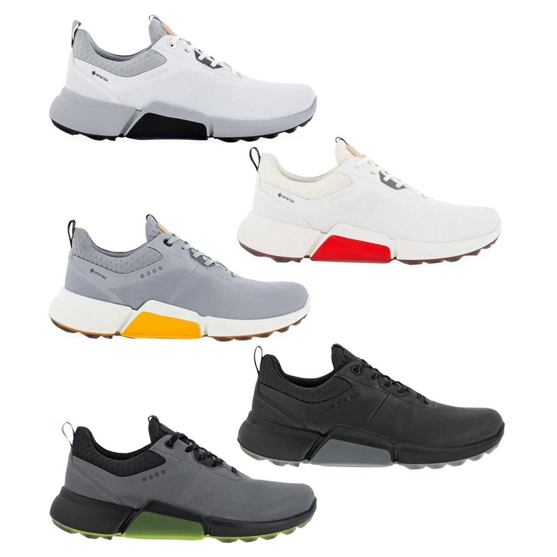ECCO BIOM H4 Laced Spikeless Golf Shoes 2021 White Concrete Dritton Medium 40 (US 6/6.5)