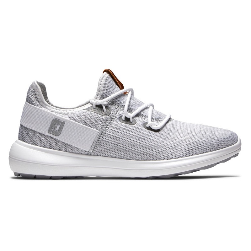 FootJoy Flex Coastal Spikeless Golf Shoes White/Gray – 20 Women Medium 5.5