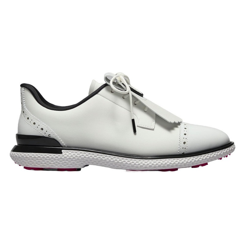 Gfore Gallivan2r Brogue Cap Toe Golf Shoes Snow/Onyx – SP25 Women 6