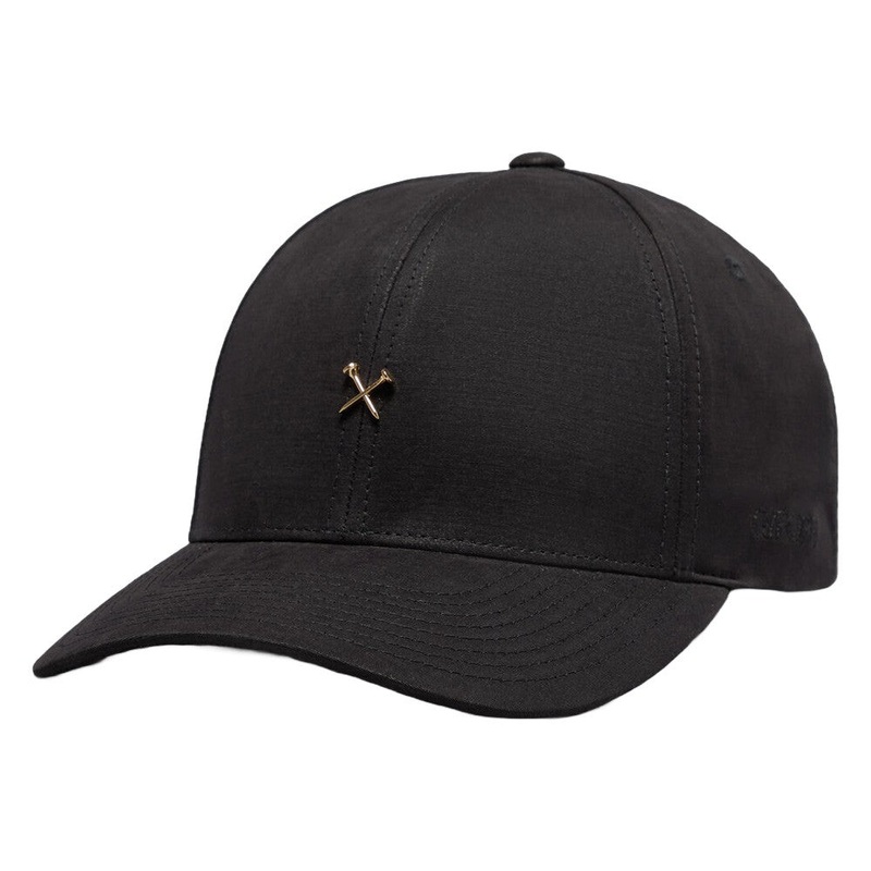 Gfore Metal Tees Waxed Cotton Low Profile Golf Cap Onyx – SP25 Women One Size Fits All