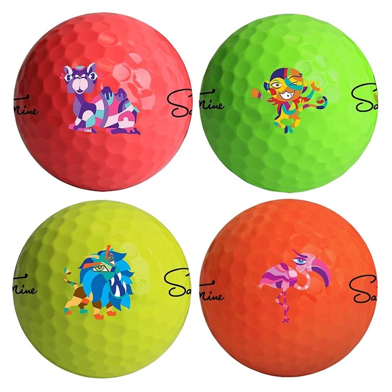 Saintnine Misty Golf Balls (Bulk) 1 Dozen Green with Mental Mate