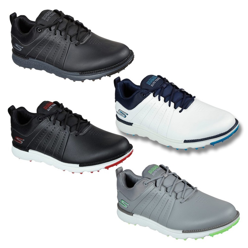 Skechers Go Golf Elite – Tour SL Spikeless Golf Shoes 2021 Black/Gray Medium 7.5