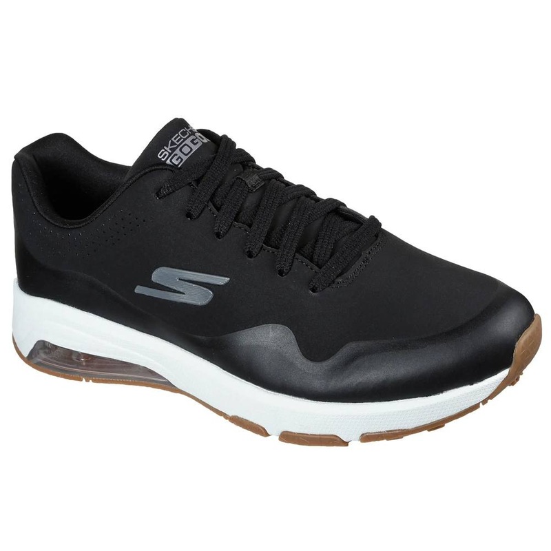 Skechers Go Golf Skech- Air DOS Spikeless Golf Shoes 2021 Black/Gold Medium 7.5