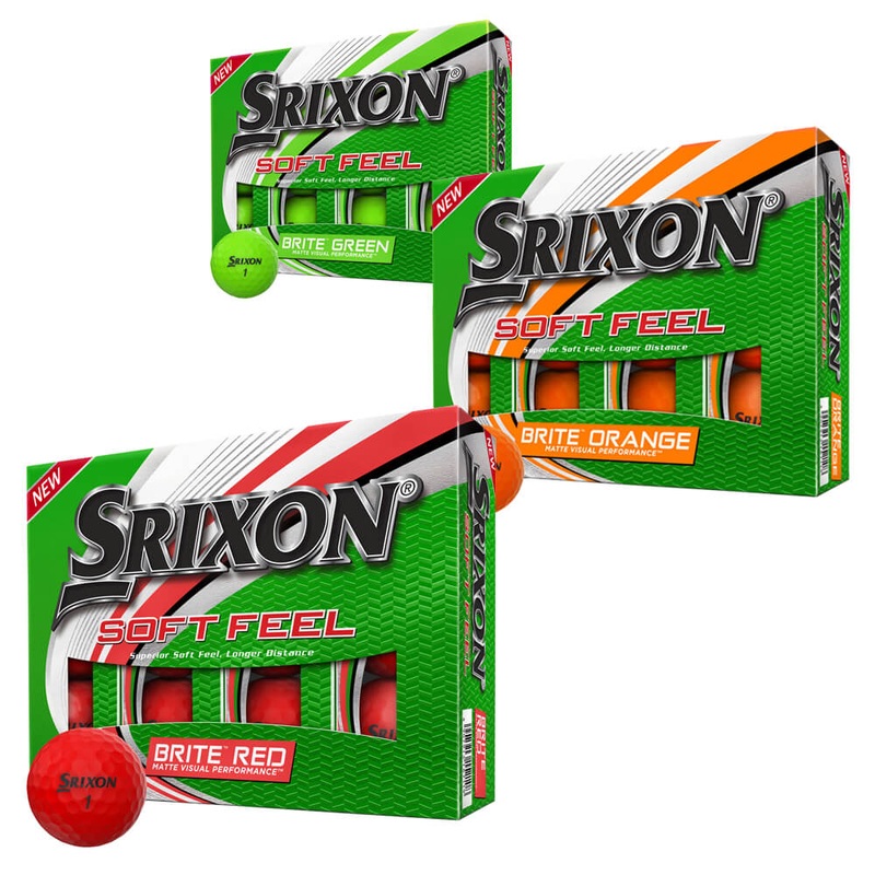 Srixon Soft Feel 12 Brite Golf Balls (Prior Generation) Women 1 Dozen Brite Green