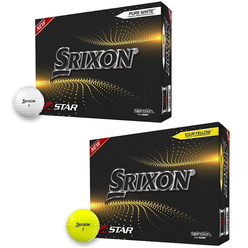 Srixon Z-Star 7 Golf Balls 2021 1 Dozen White