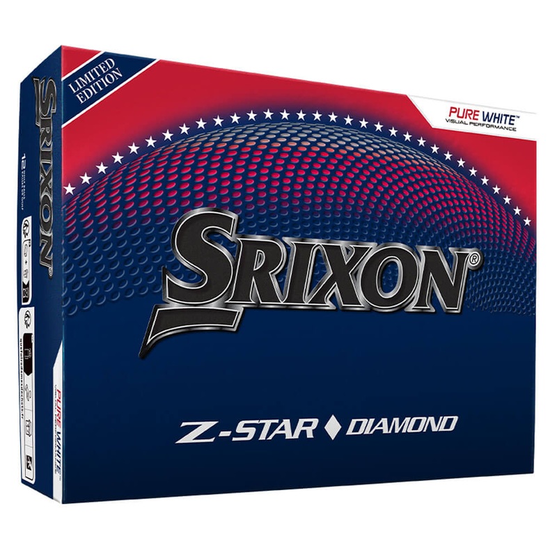 Srixon Z-Star Diamond 3 Limited Edition USA Golf Balls 1 Dozen White