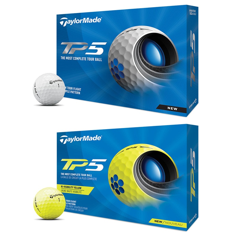 TaylorMade TP5 Golf Balls (Prior Generation) 1 Dozen White