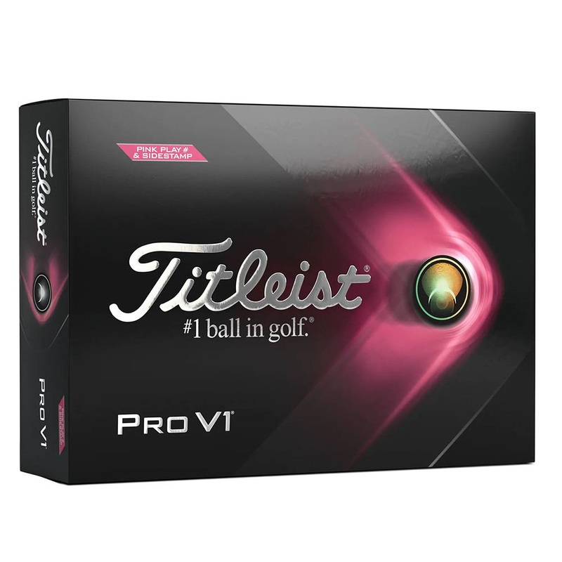 Titleist Pro V1 Pink Play Golf Balls 2021 1 Dozen White