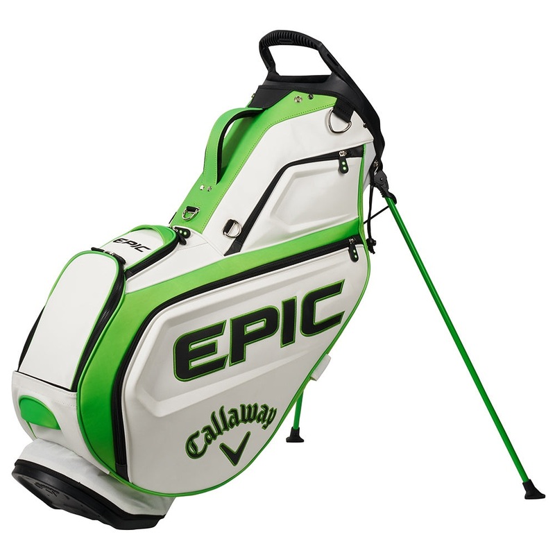 Callaway Epic Speed Staff Single Strap Stand Bag 2021 White/Green/Black