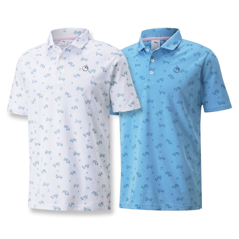 PUMA AP Best Friend Golf Polo 2021 Bright White Small
