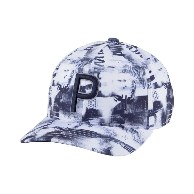 PUMA Hacked P 110 Snapback Golf Cap 2021 Bright White/Navy Blazer One Size