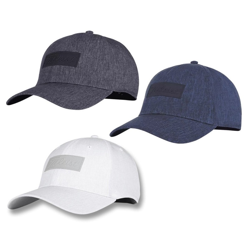 Titleist Performance Heather Patch Golf Cap 2021 White Small/Medium