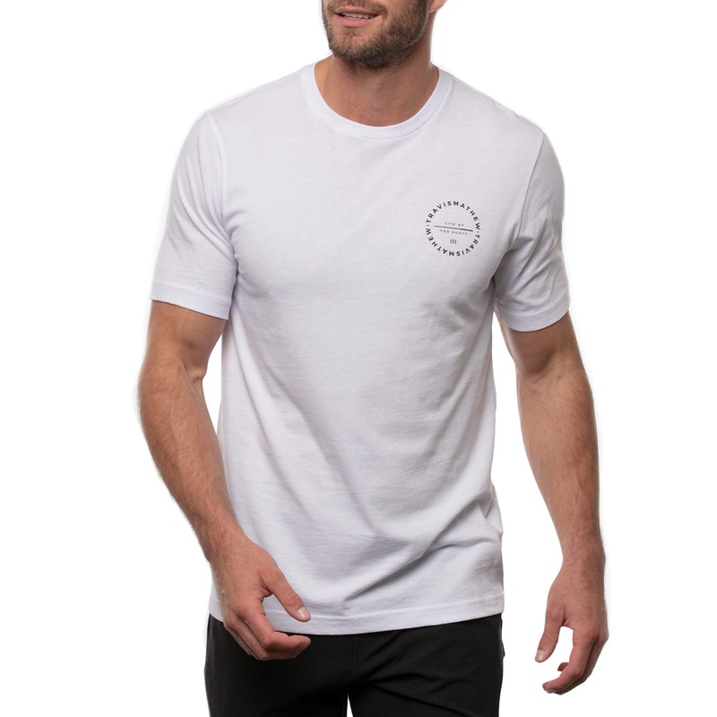 TravisMathew Anchored Golf T-Shirt 2021 White Small