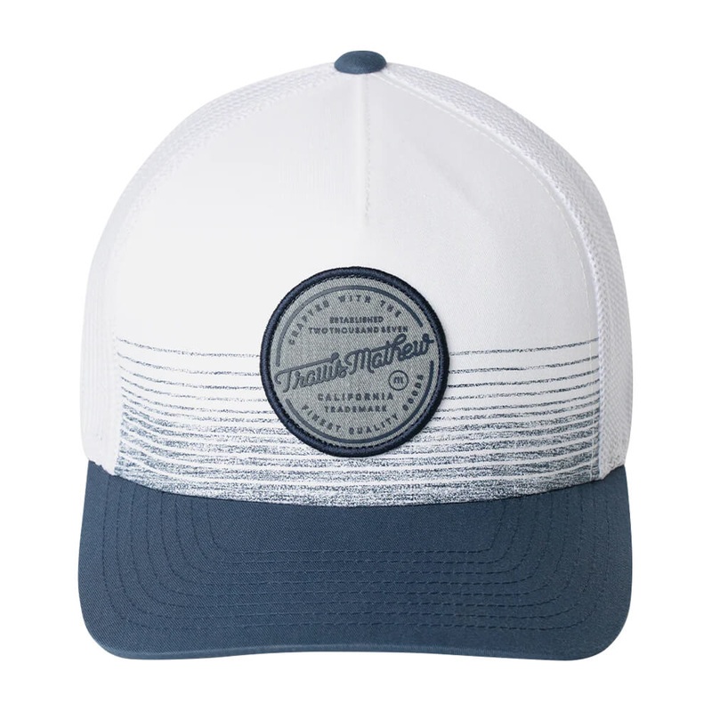 TravisMathew Backyard Bash Flexback Golf Cap 2021 White Small/Medium