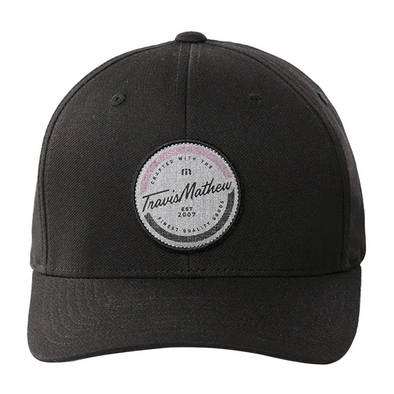 TravisMathew Beach Cruiser Golf Cap 2021 Black Small/Medium