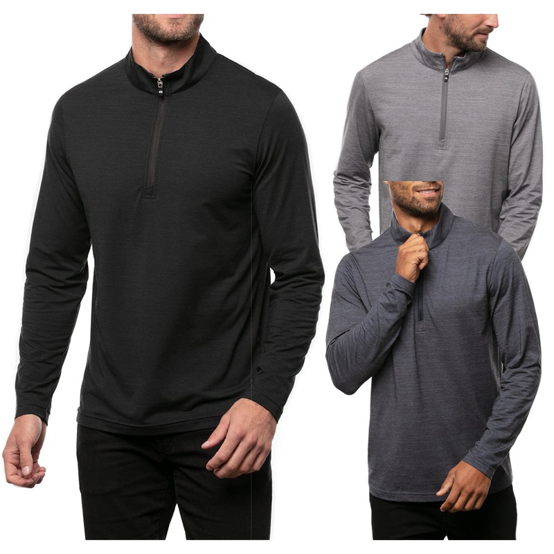 TravisMathew Havasu Golf Pullover 2021 Black Small