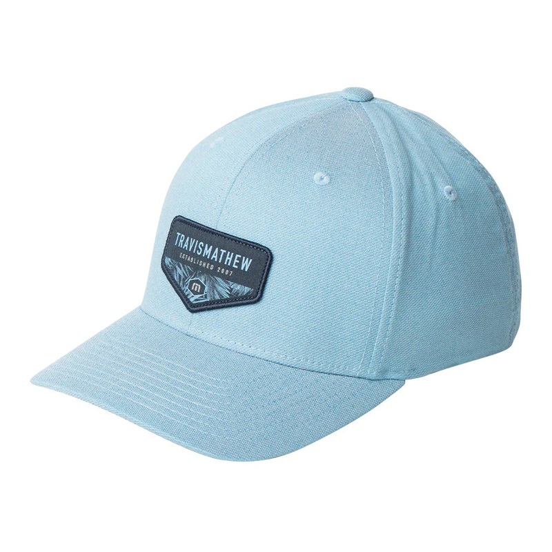 TravisMathew Lifeguard On Duty Golf Cap 2021 Heather Heritage Blue Small/Medium