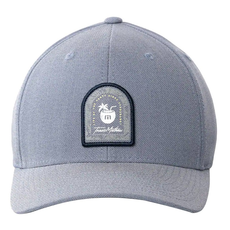 TravisMathew Make A Scene Golf Cap 2021 Heather Sargasso Sea One Size Fits All
